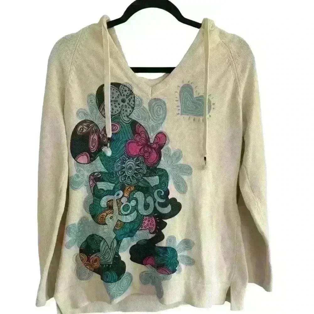 Disney Parks Boho/Hippie Mickey Sweater
